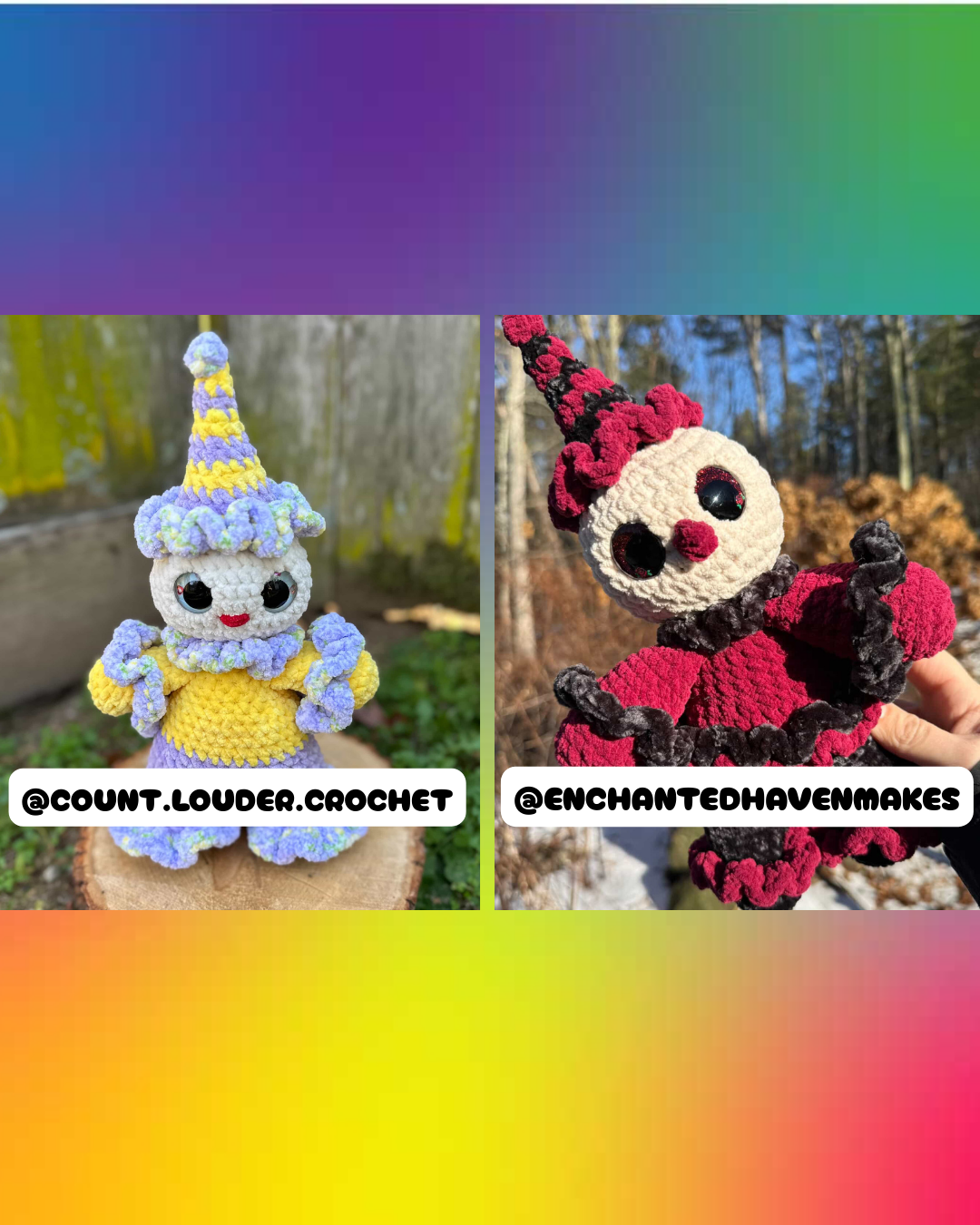 Sprinkles the Clown PDF Pattern