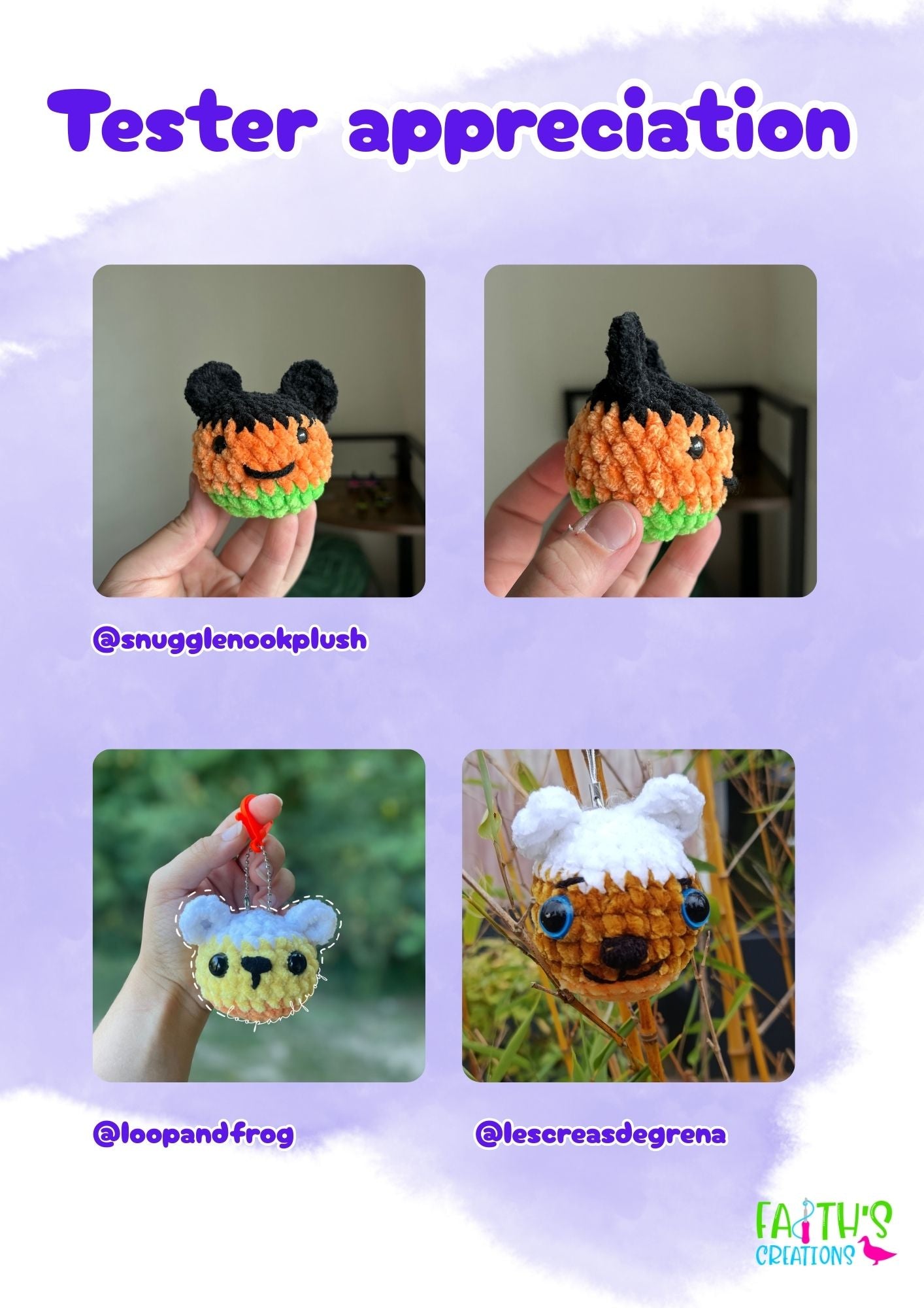 Candee the Bear PDF Pattern
