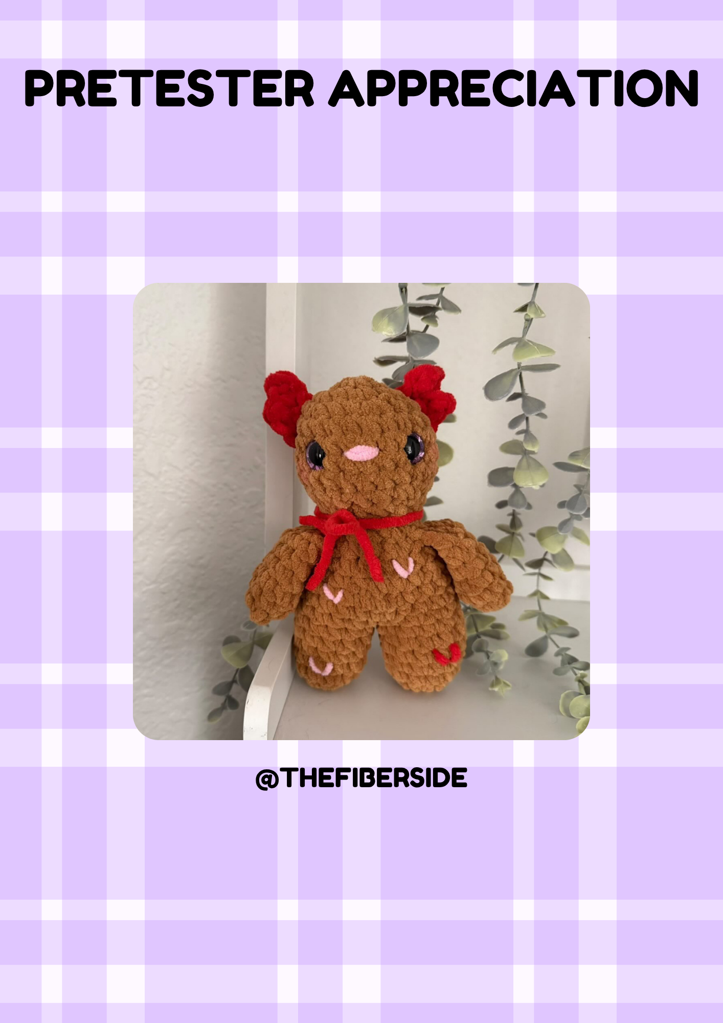 Lovie Bear PDF Pattern