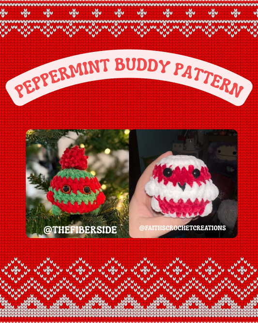 No Sew Peppermint Buddy PDF Pattern