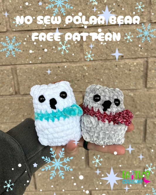 No Sew Polar Bear PDF Pattern
