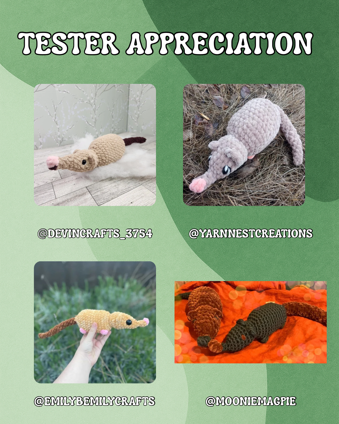 No-sew Solenodon PDF Pattern
