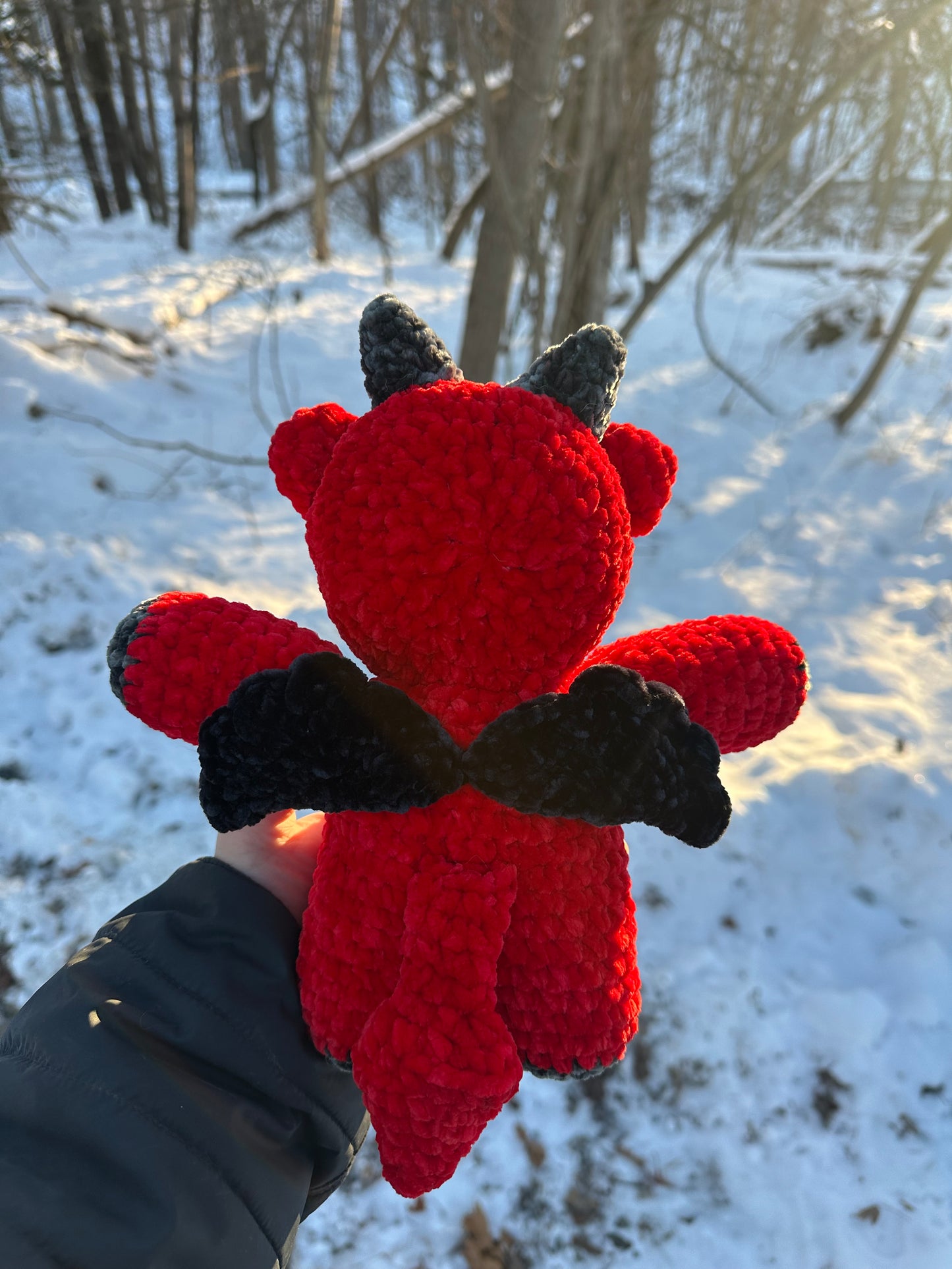 Devil Bear Plushie