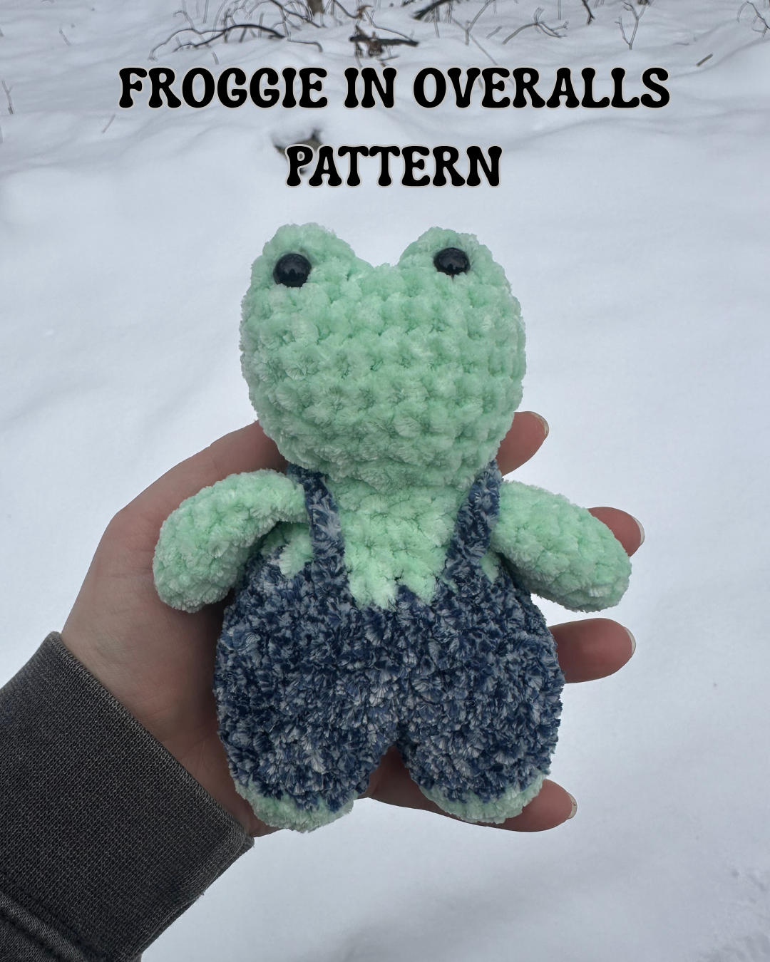 Froggie in Overalls PDF Pattern