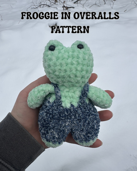 Froggie in Overalls PDF Pattern