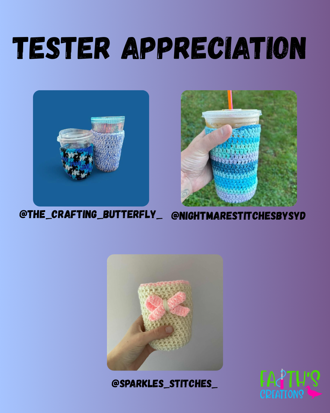 Cup Coozie PDF Pattern