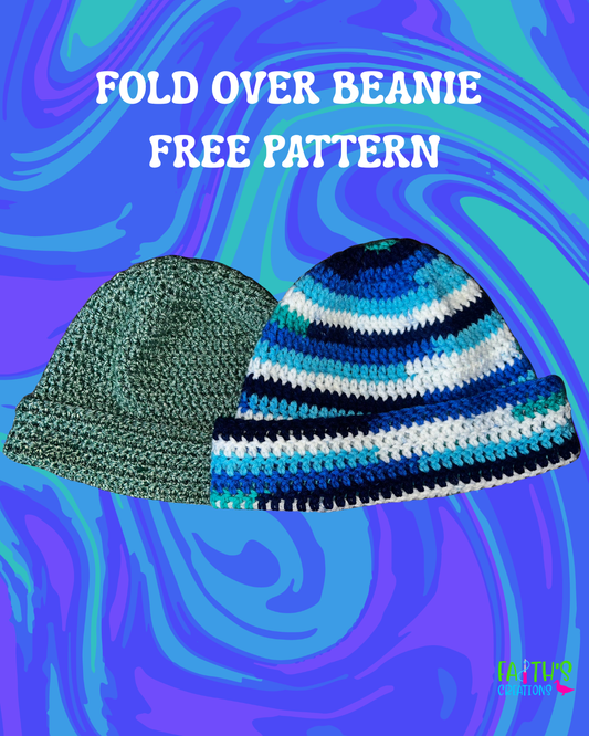 Fold Over Beanie PDF Pattern