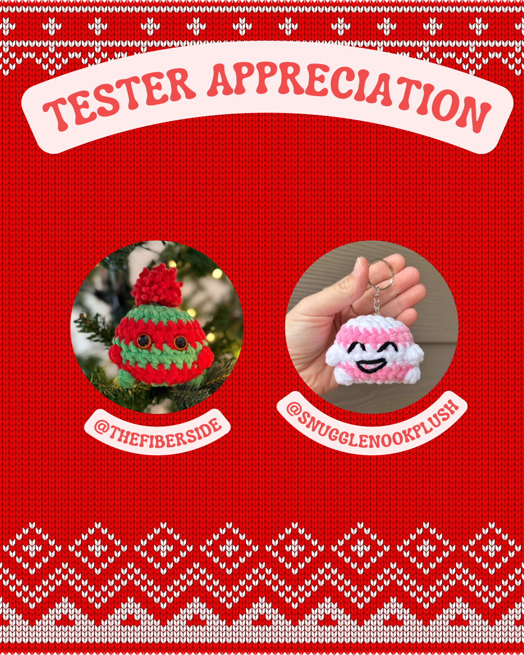 No Sew Peppermint Buddy PDF Pattern