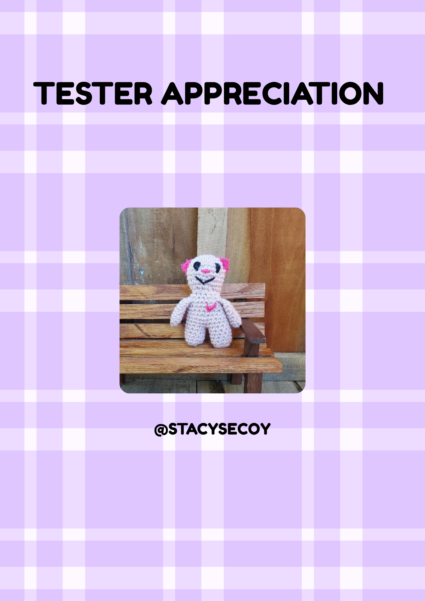 Lovie Bear PDF Pattern