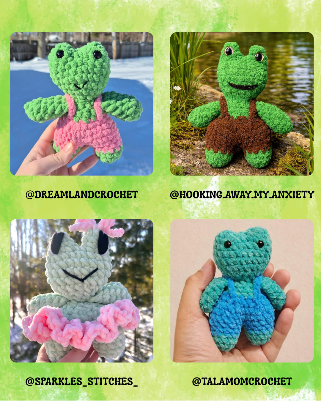 Froggie in Overalls PDF Pattern