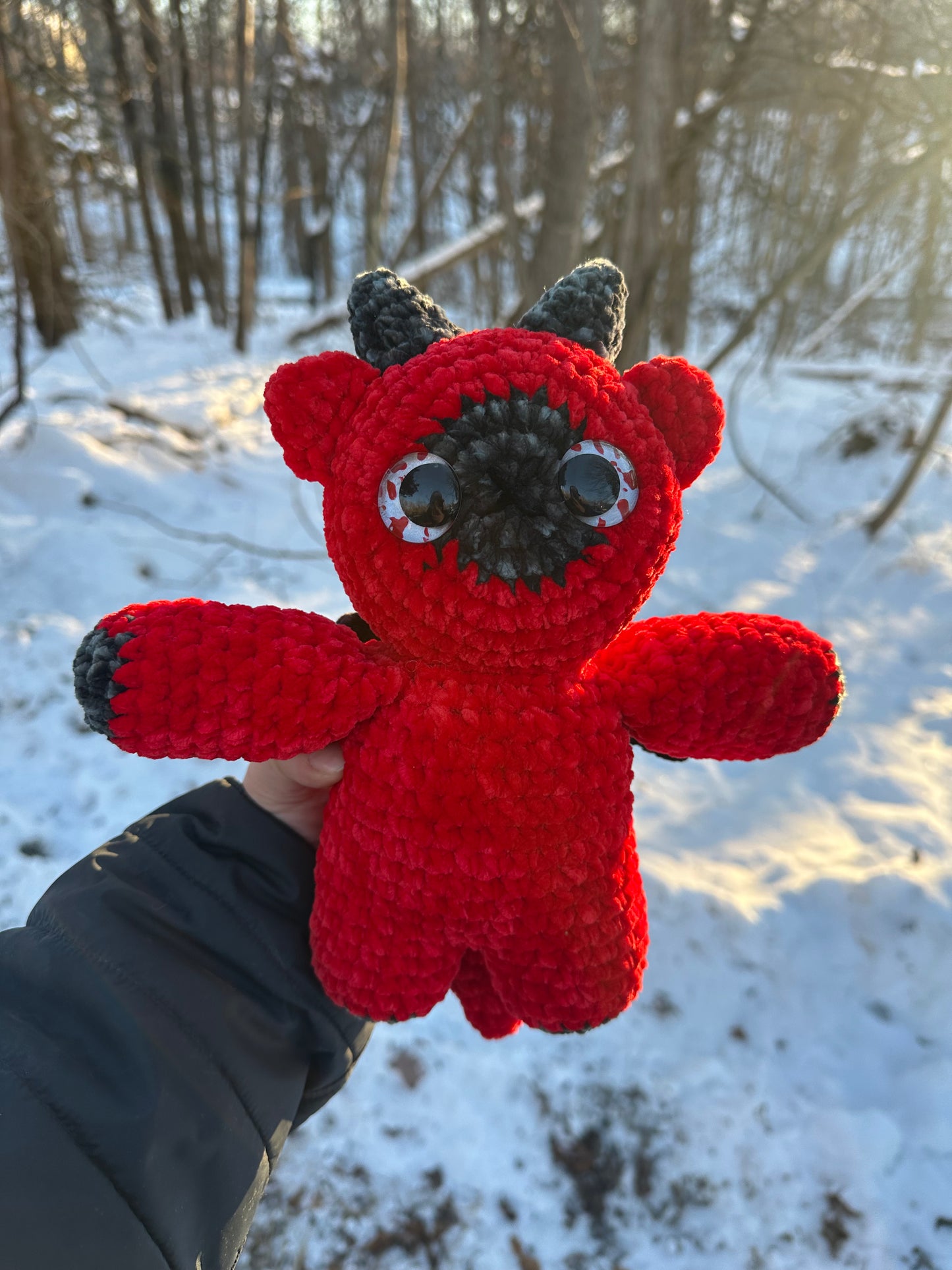 Devil Bear Plushie
